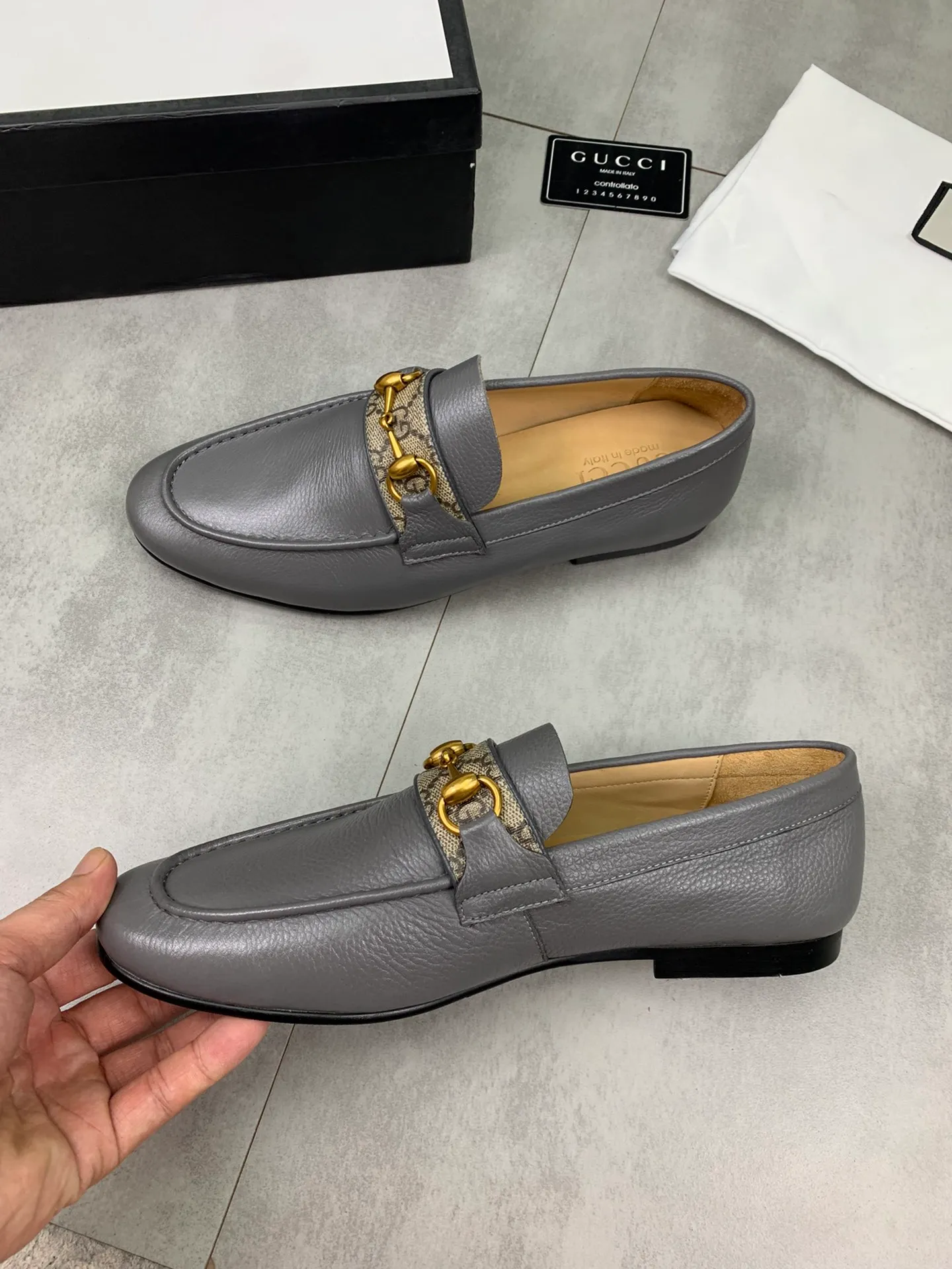 Men's men's shoes💰P520💰[New model]🆘Water-dyed cow lining [GUCCI] Gucci leather shoes, top men's purchasing agent, 2022 counter simultaneous sale, top-grade original calfskin imported from Italy ➕ first-layer cowhide lining) original sole provided by the original factory, fine workmanship, impeccable👍 You can enter and exit the counter at will; the real thing is super beautiful Sizes 38 to 44; 3⃣️colors🉑️ to choose from
